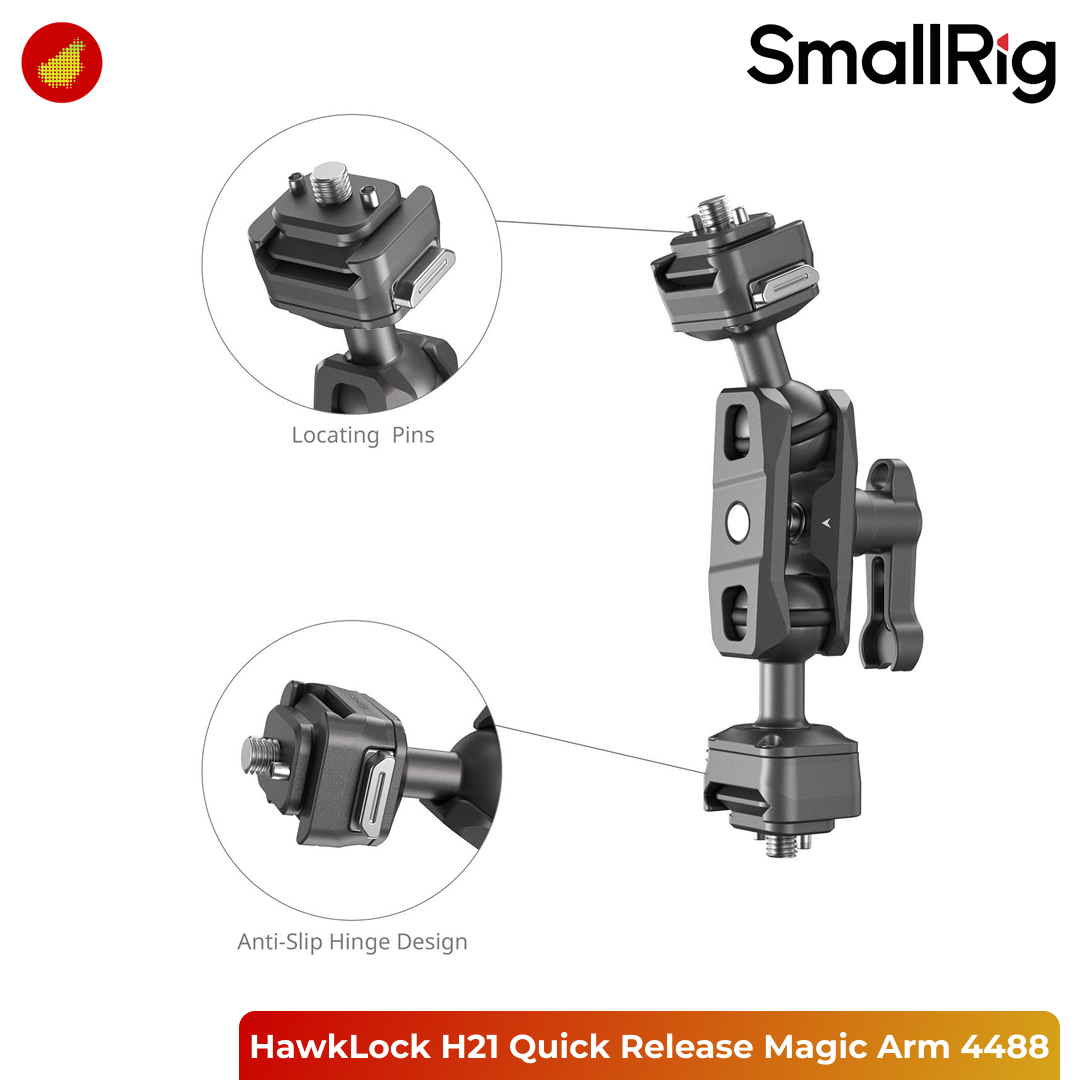 SmallRig HawkLock H21 Quick Release Magic Arm with Ball Head