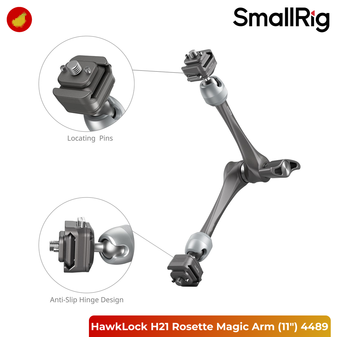 SmallRig HawkLock H21 Quick Release Rosette Magic Arm (11