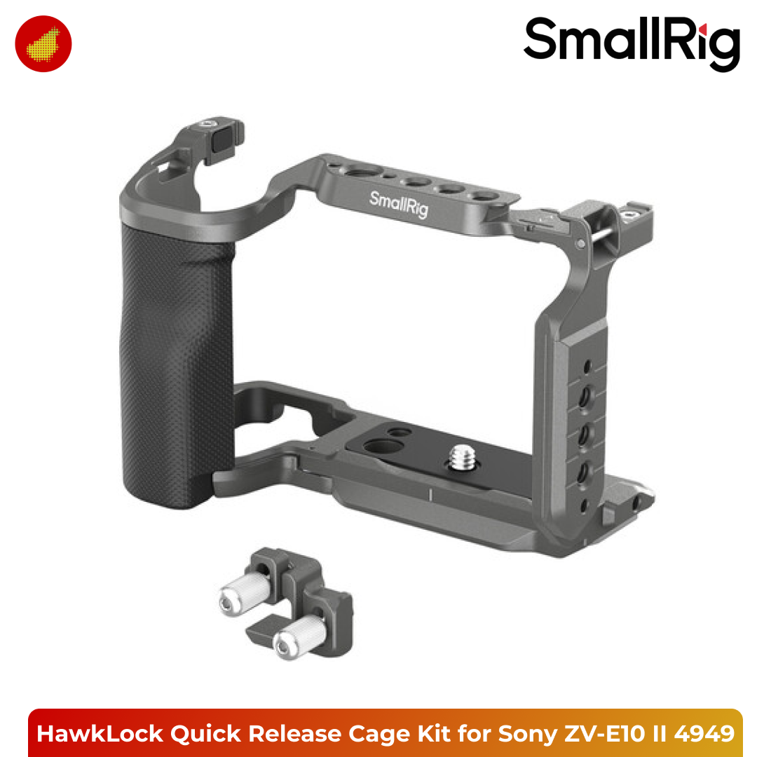 SmallRig HawkLock Quick Release Cage Kit for Sony ZV-E10 II