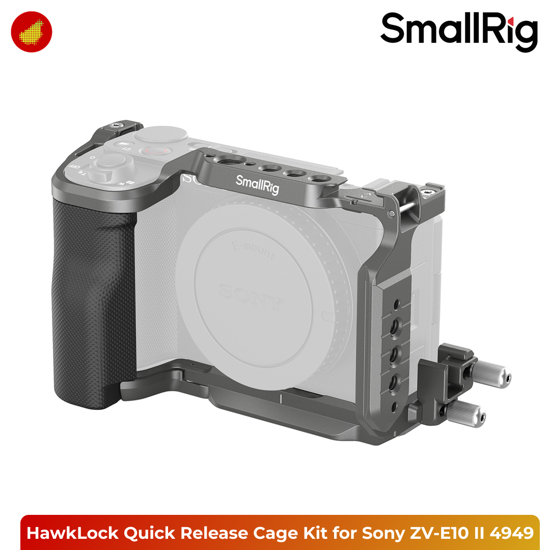 SmallRig HawkLock Quick Release Cage Kit for Sony ZV-E10 II