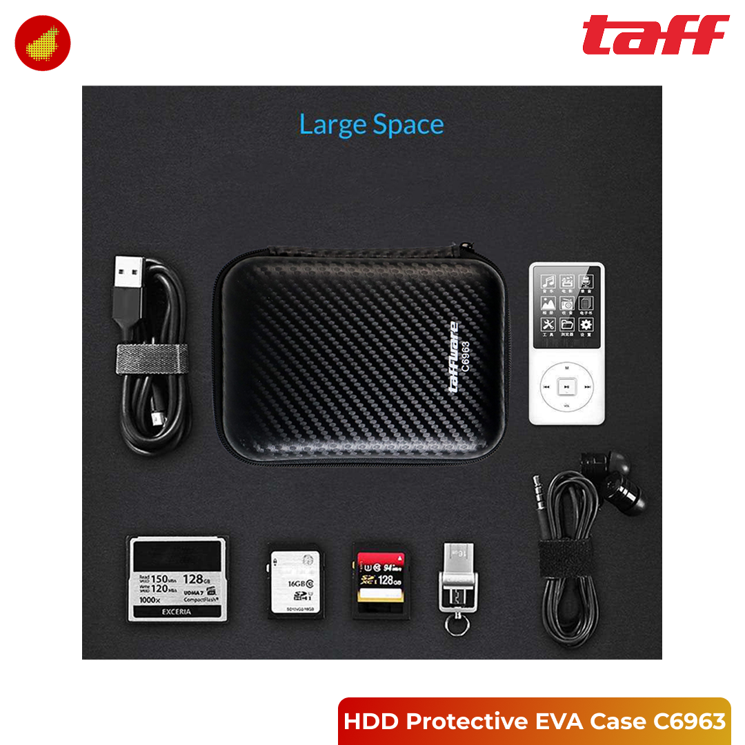 Taffware Hard Disk HDD Protective EVA Case Storage Box 2.5 Inch - C6963