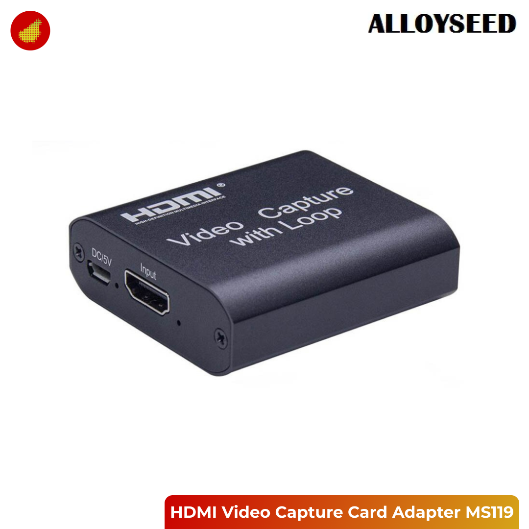 ALLOYSEED HDMI Video Capture Card USB 2.0 Adapter