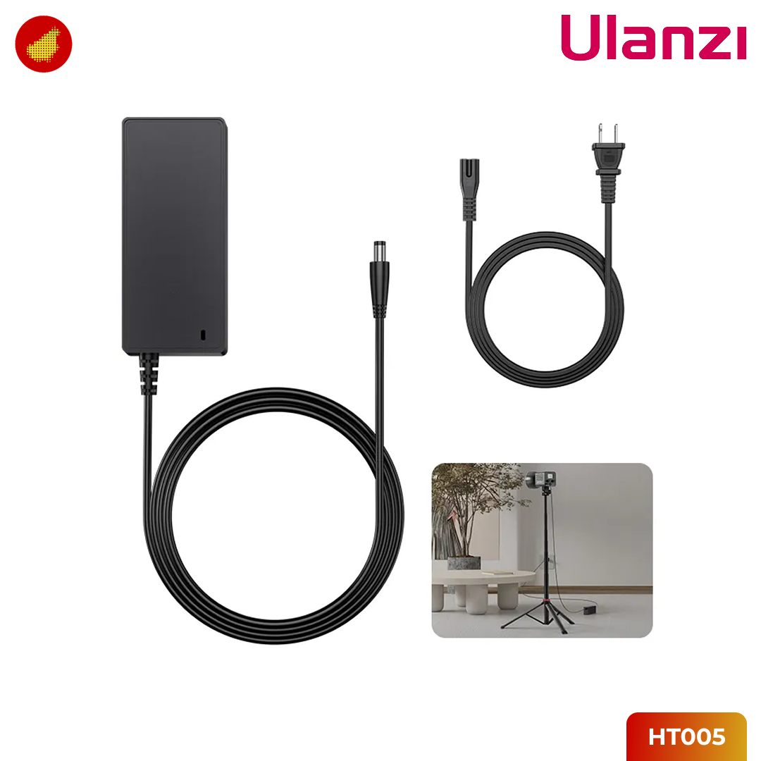 Ulanzi HT005 DC Power Adapter for 40W Pro/RGB Lights (EU Plug)
