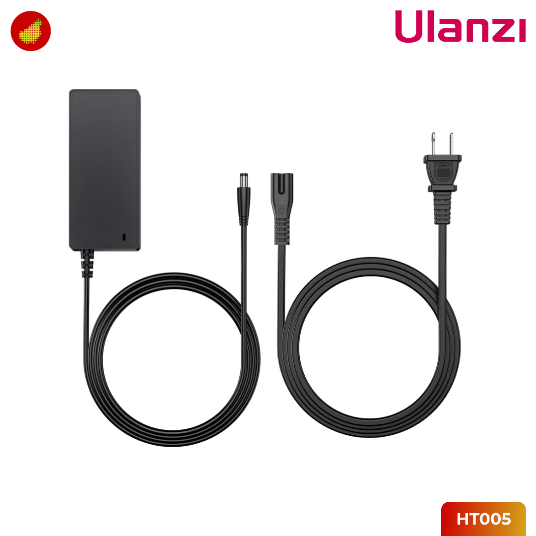 Ulanzi HT005 DC Power Adapter for 40W Pro/RGB Lights (EU Plug)