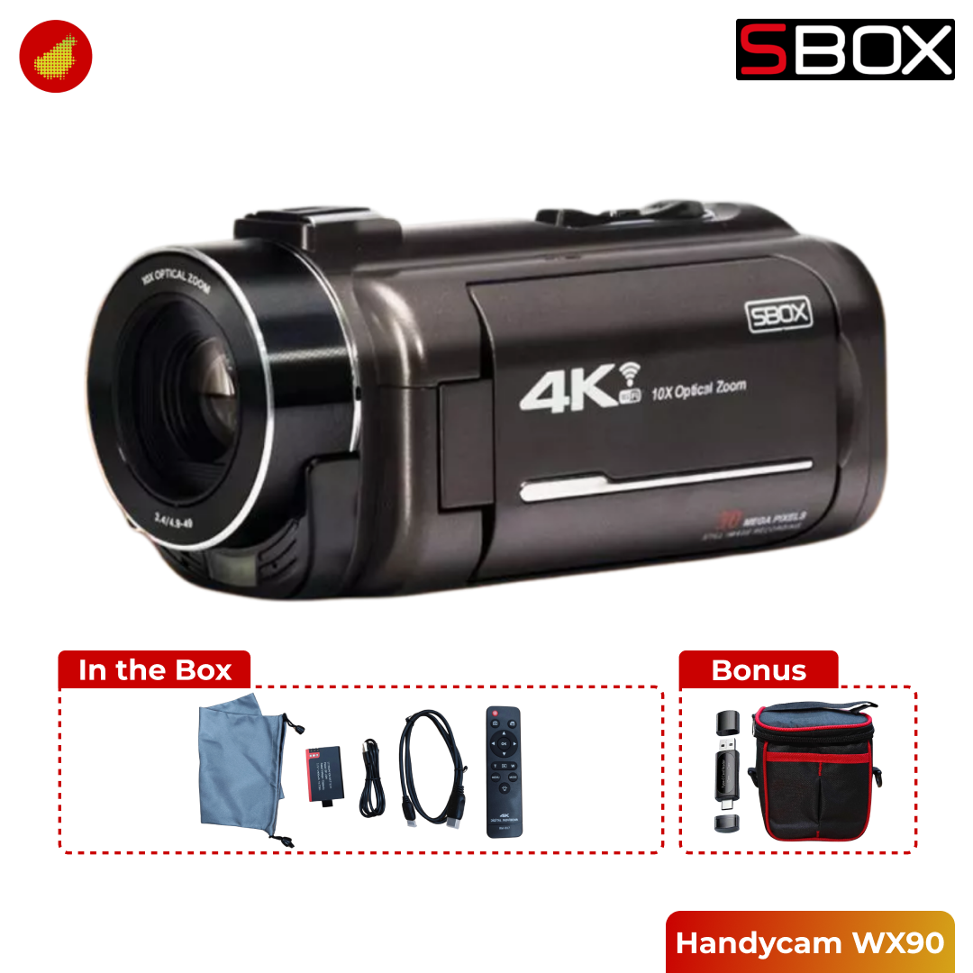 SBOX Handycam WX90 4K