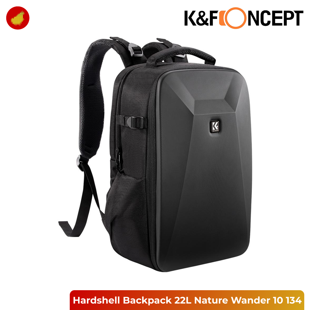 K&F Concept Hardshell Camera Backpack 22L Nature Wander 10 for Photographers - KF13.134