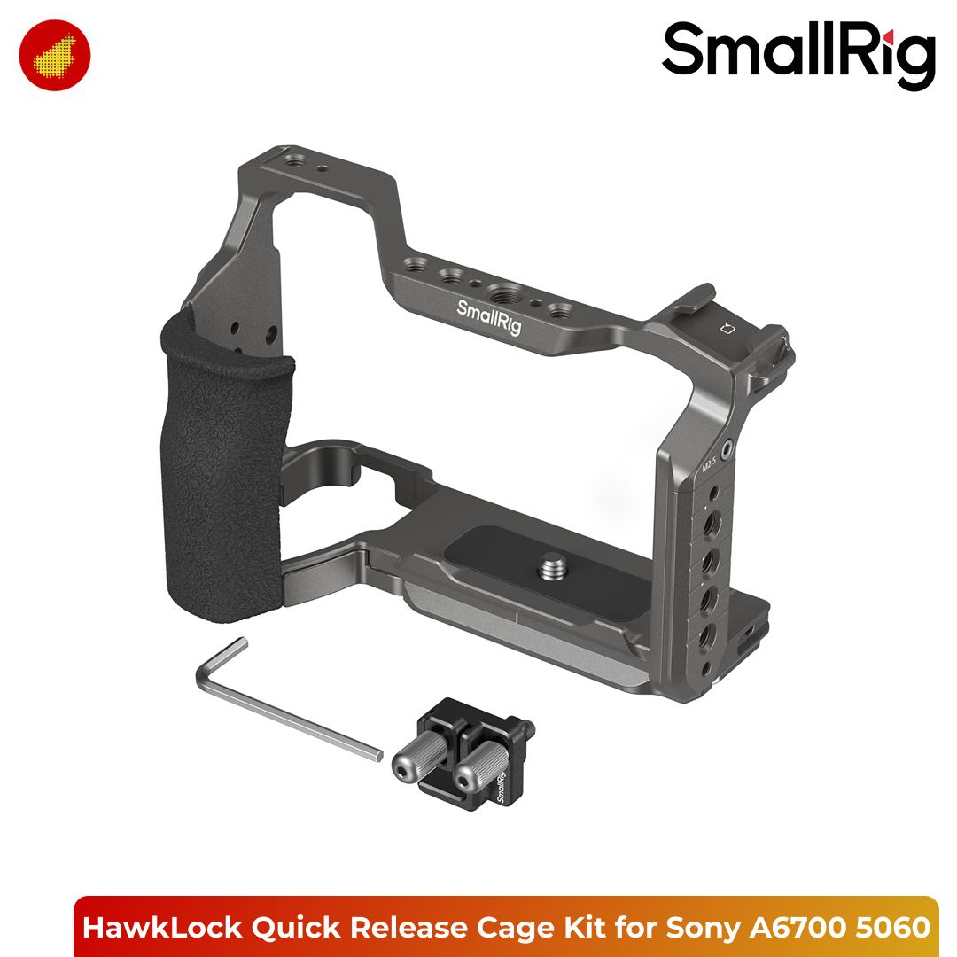 SmallRig HawkLock Quick Release Cage Kit for Sony Alpha 6700