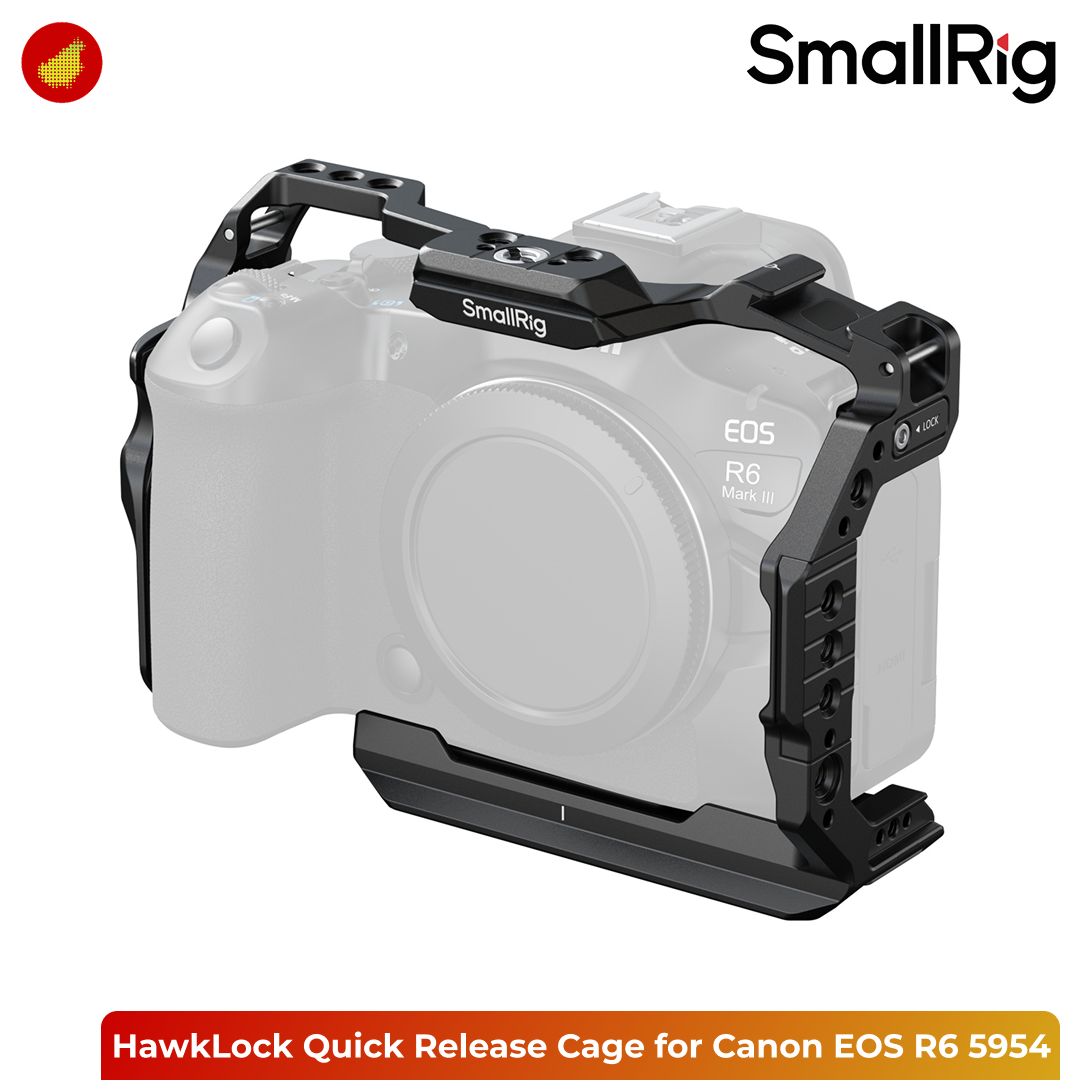 SmallRig HawkLock Quick Release Cage for Canon EOS R6 Mark III / R6 Mark II - 5954