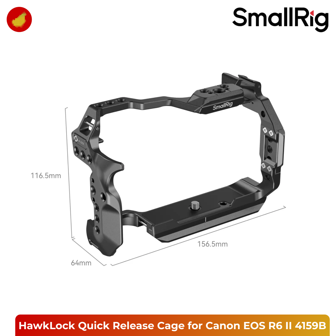 SmallRig HawkLock Quick Release Cage for Canon EOS R6 Mark II