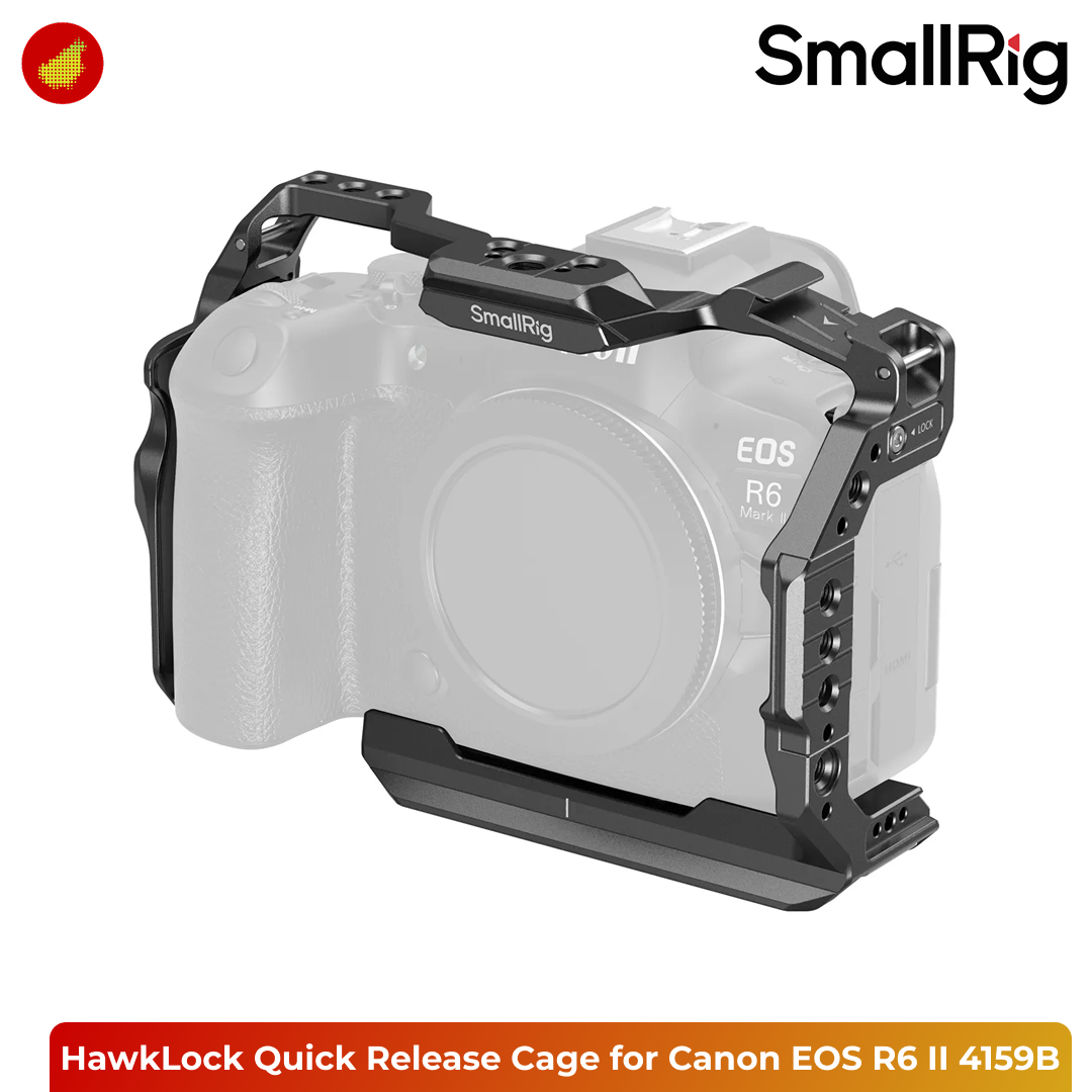 SmallRig HawkLock Quick Release Cage for Canon EOS R6 Mark II