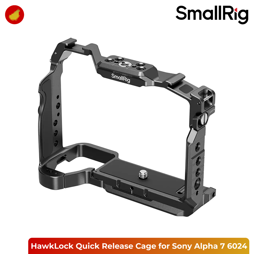 SmallRig HawkLock Quick Release Cage for Sony Alpha 7 V / 7R V / 7 IV - 6024