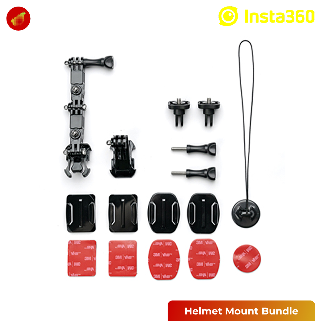 insta360 Helmet Mount Bundle