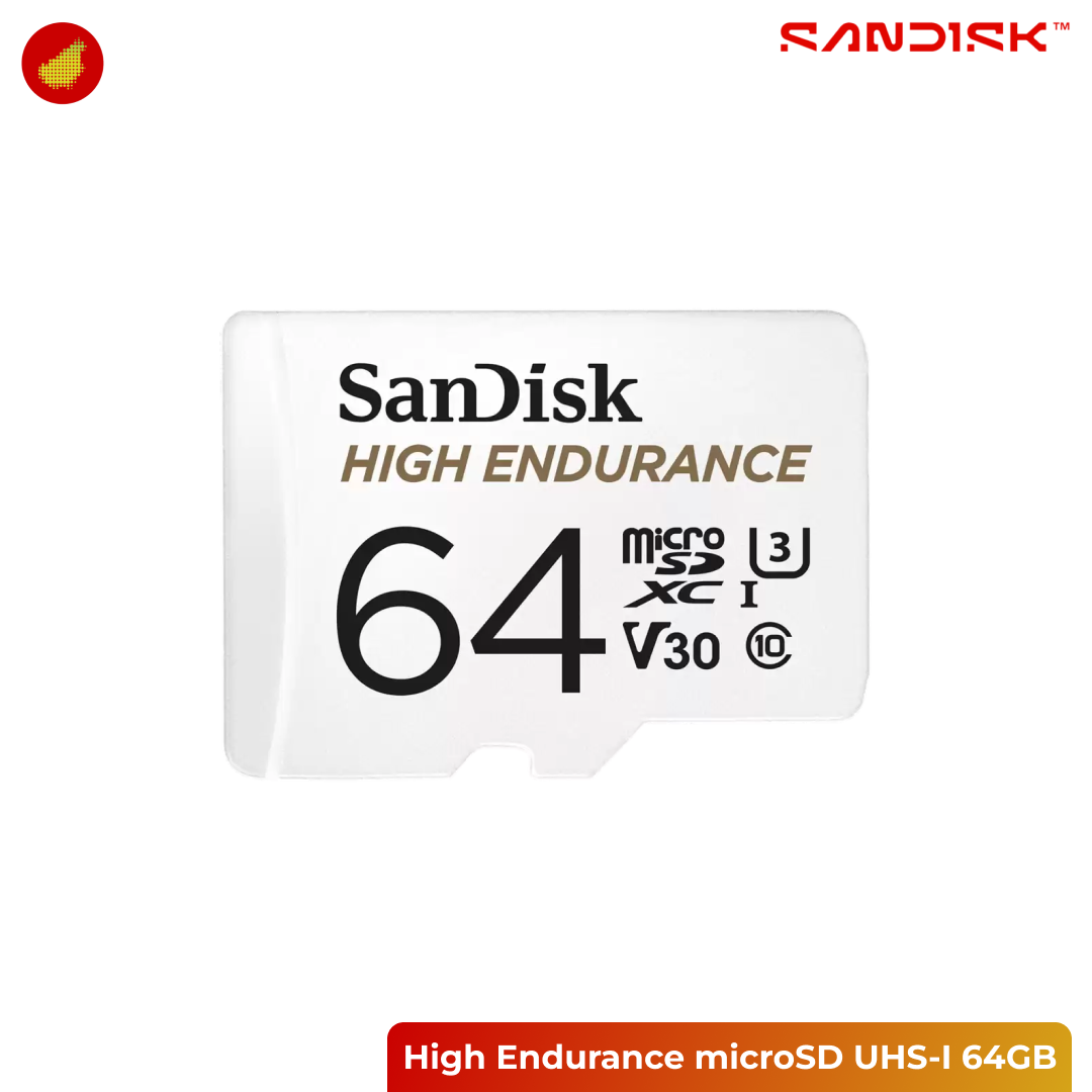 SanDisk High Endurance microSDXC UHS-I 100MB/s - 64 GB