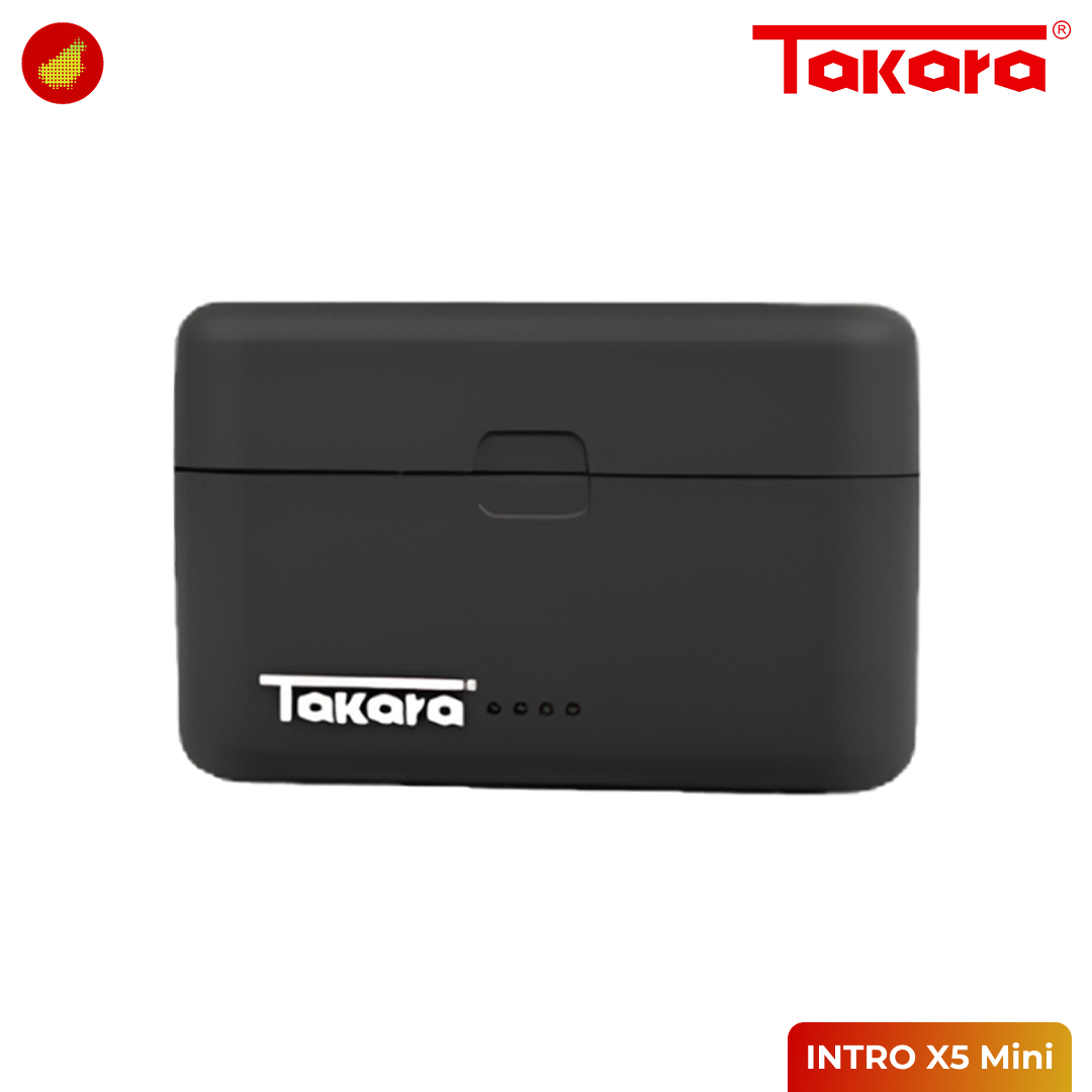 Takara INTRO X5 Mini Digital Wireless Microphone with Charging Case - 4 TX / 2 TX