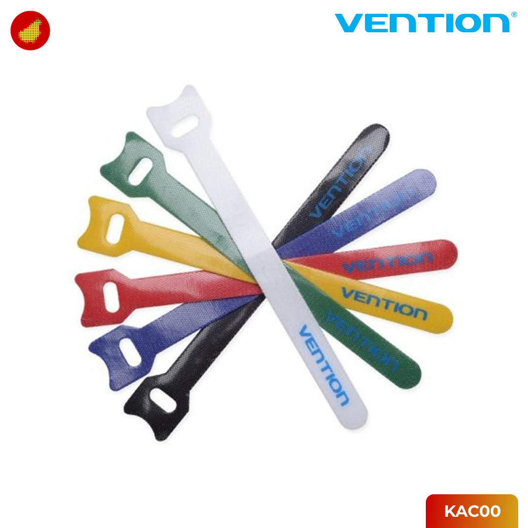 Vention Cable Ties Clip Velcro with Mix 6 Color
