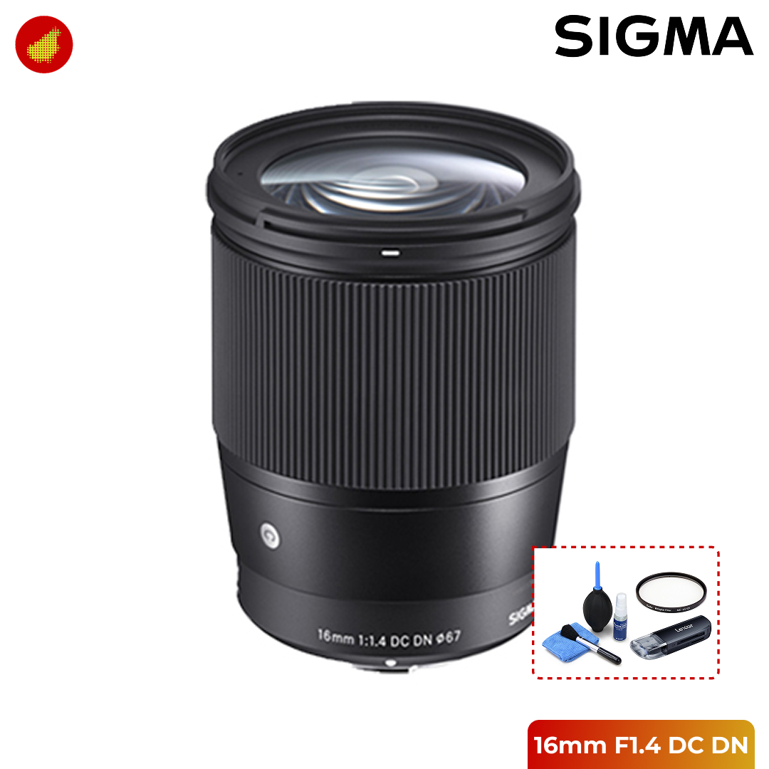 Sigma 16mm F1.4 DC DN for Sony / Fujifilm / L-Mount