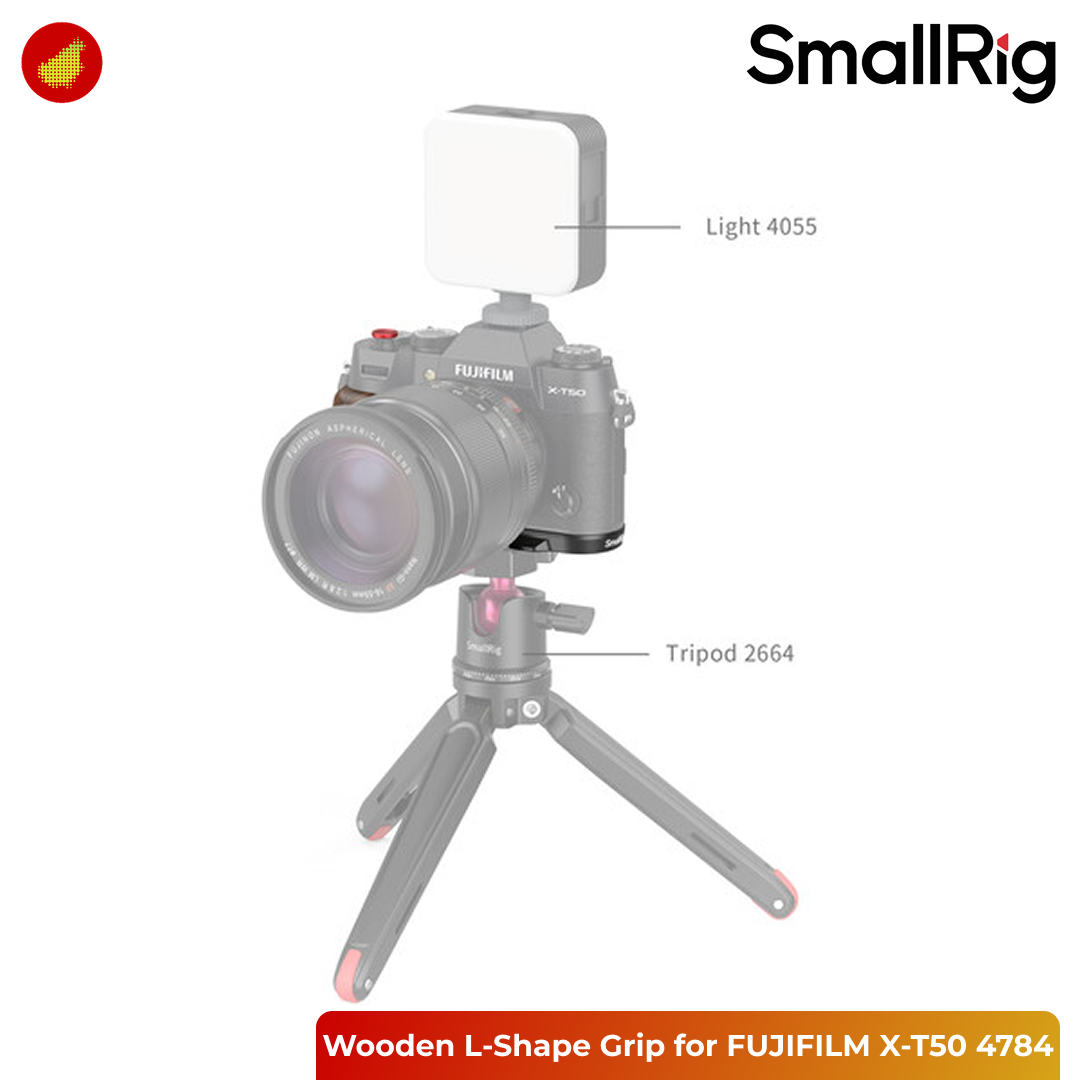 SmallRig Wooden L-Shape Grip for FUJIFILM X-T50