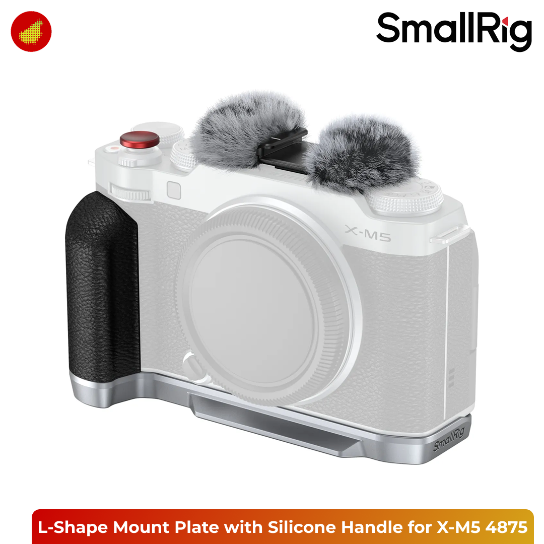 SmallRig L-Shape Mount Plate with Silicone Handle for FUJIFILM X-M5