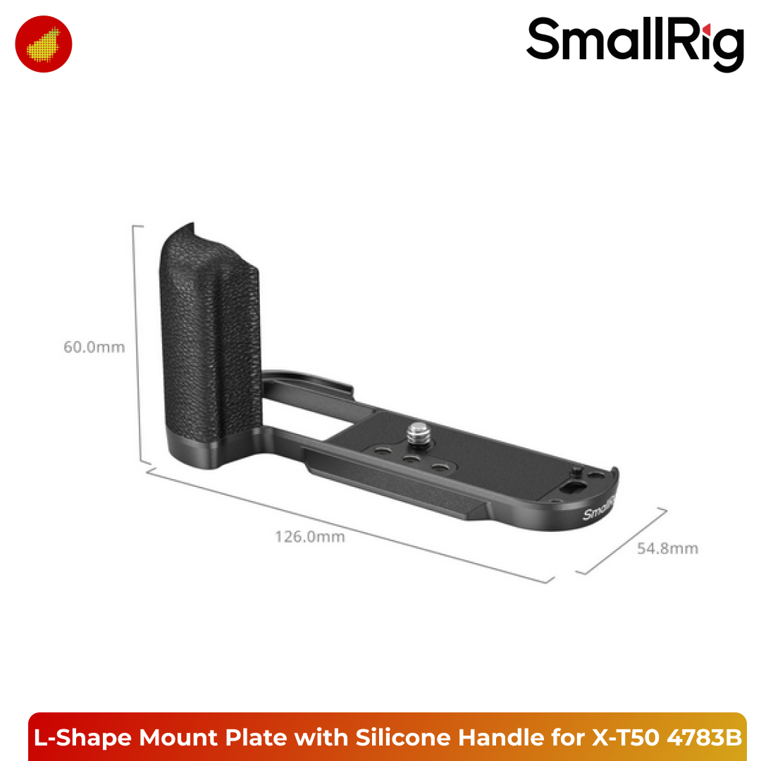 SmallRig L-Shape Mount Plate with Silicone Handle for FUJIFILM X-T50