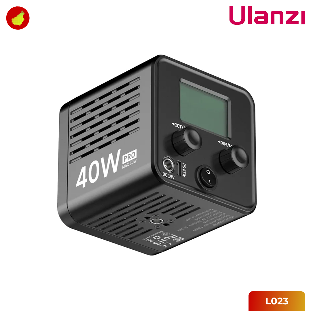 Ulanzi L023 Pro Portable LED Video Light 40W