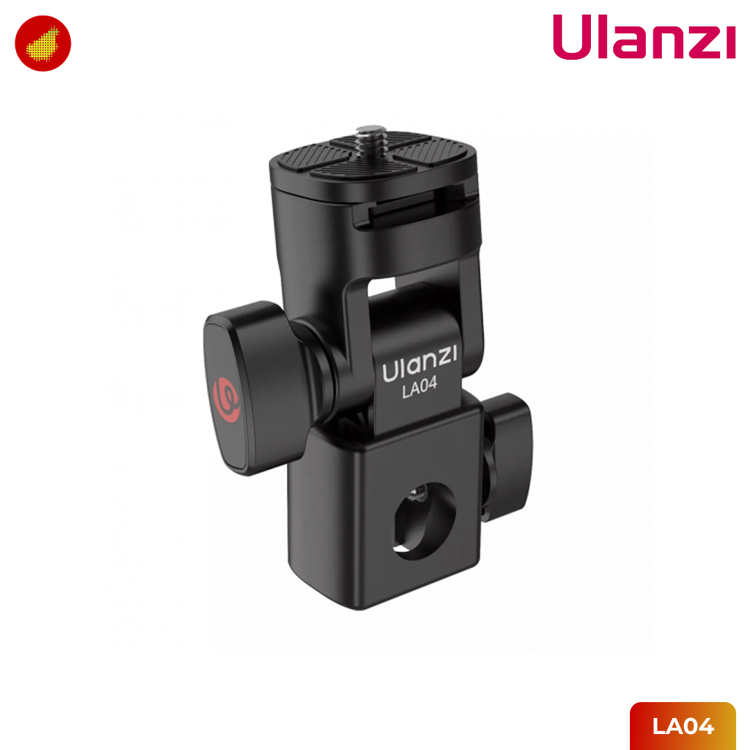 Ulanzi LA04 Universal Light Stand Adapter 1/4inch Coldshoe Mount (L121)