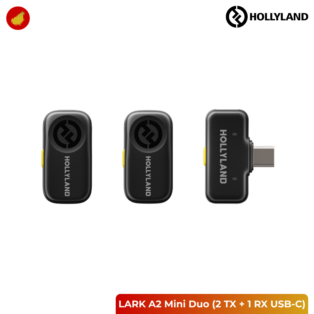 Hollyland LARK A2 Mini Duo (2 TX + 1 RX USB-C)