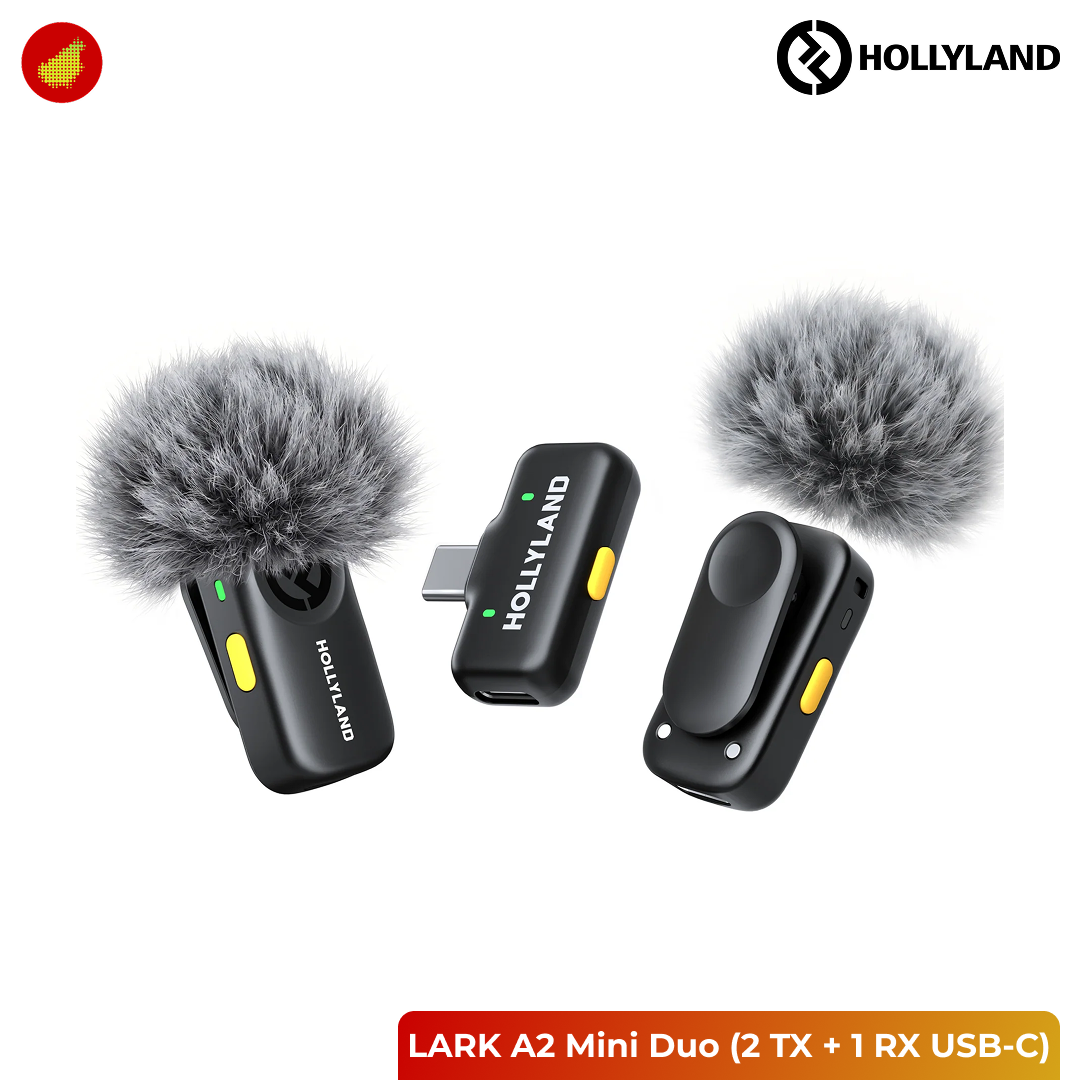 Hollyland LARK A2 Mini Duo (2 TX + 1 RX USB-C)