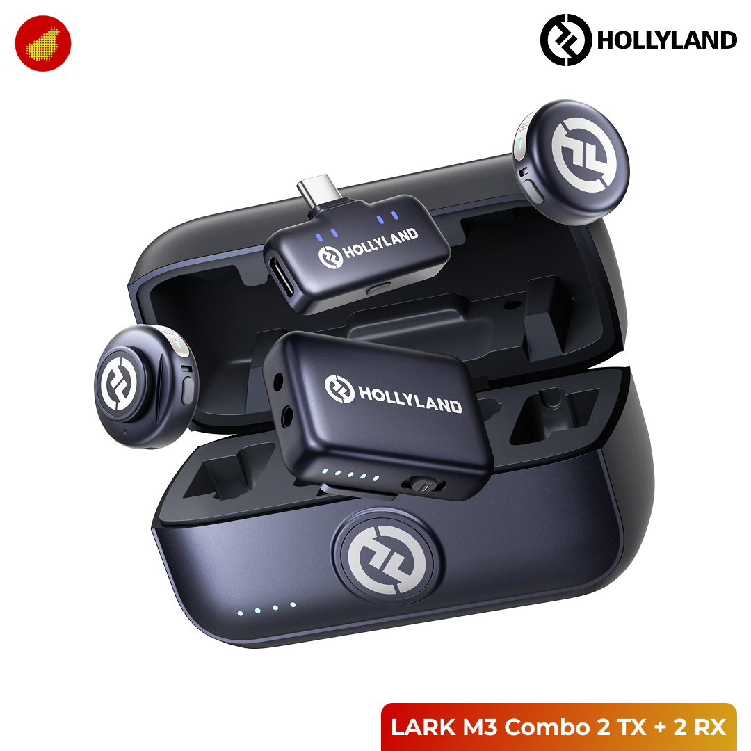 Hollyland LARK M3 Combo 2 TX + 2 RX USB-C & Camera