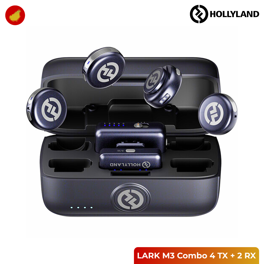 Hollyland LARK M3 Combo 4 TX + 2 RX USB-C & Camera