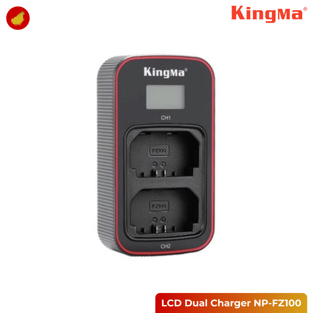 KingMa LCD Dual Charger NP-FZ100
