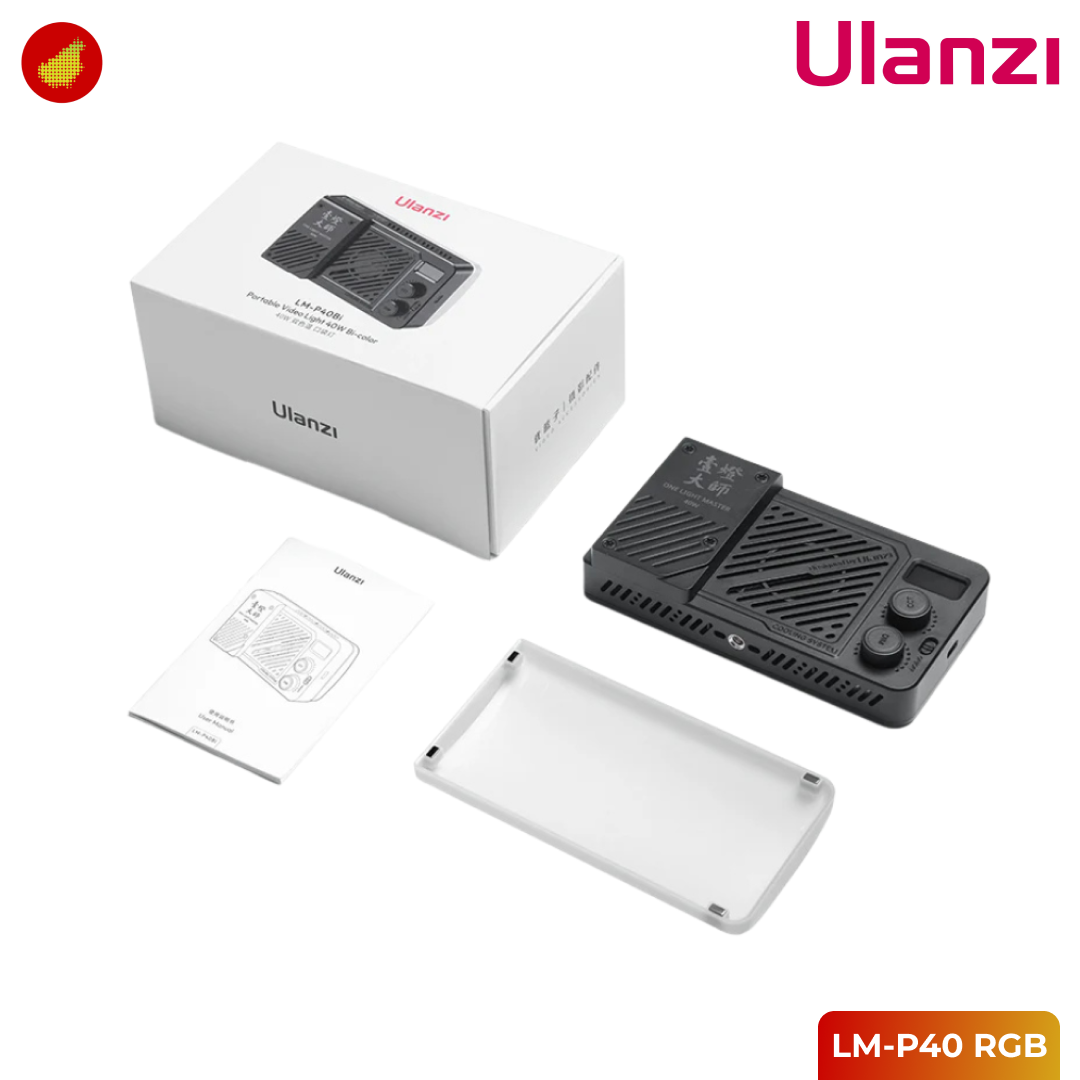 Ulanzi LM-P40 Bi-Color/RGB Portable Video Light 40W