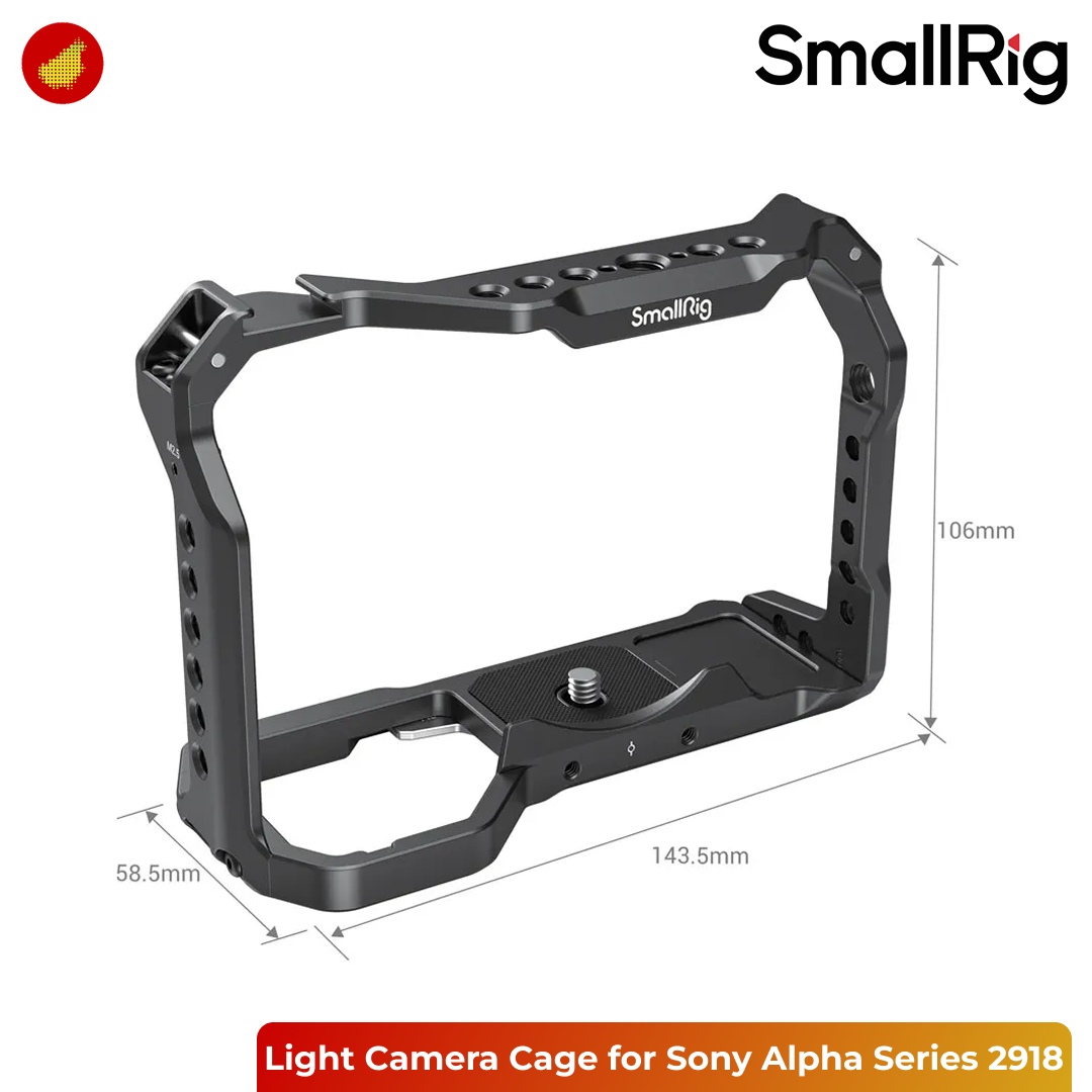 SmallRig Light Camera Cage for Sony Alpha Series