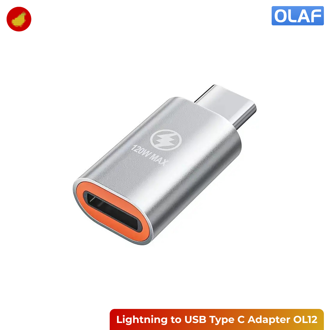OLAF Lightning to USB Type C OTG Adapter