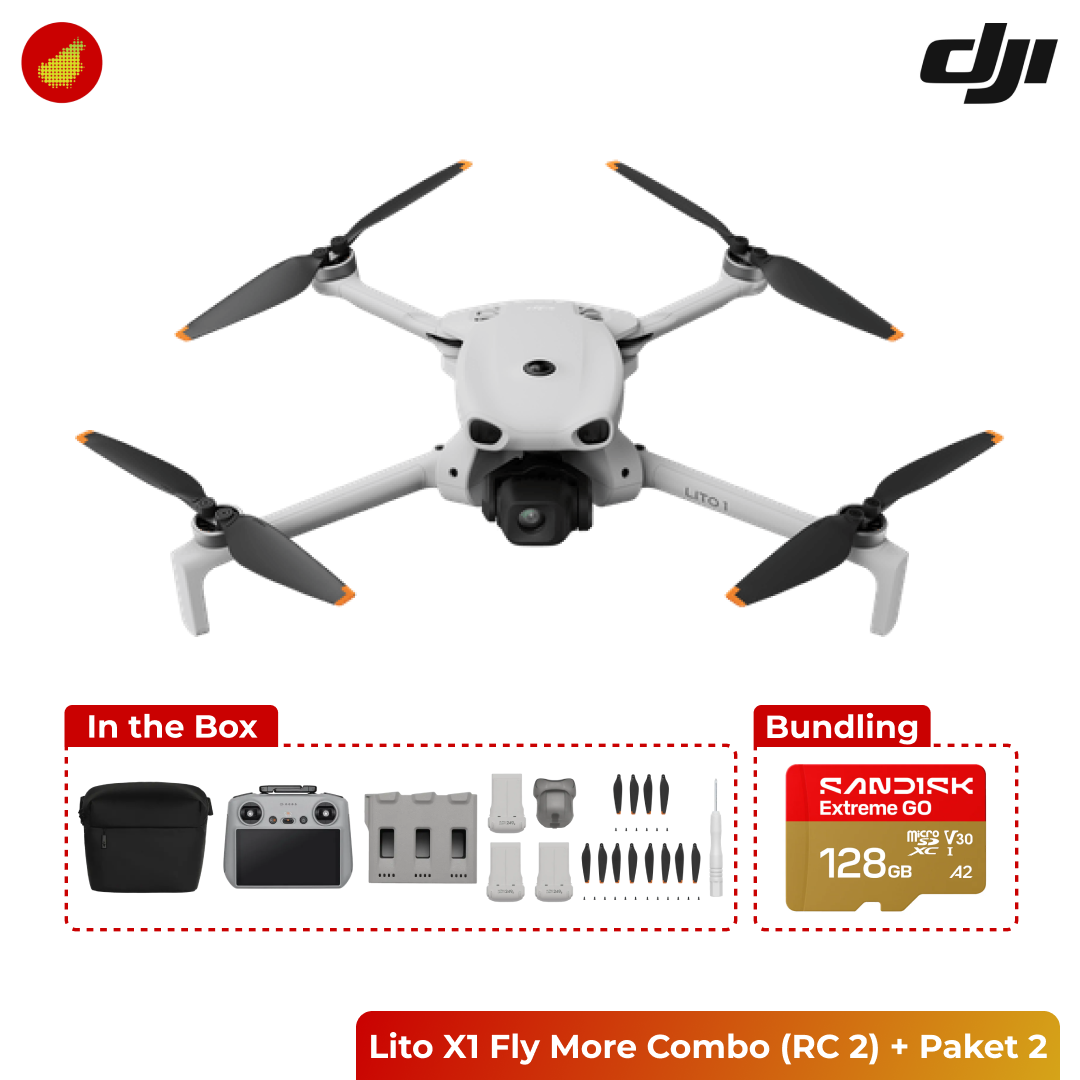 DJI Lito X1 Fly More Combo (RC 2)