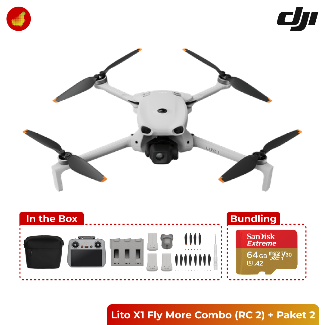 DJI Lito X1 Fly More Combo (RC 2)
