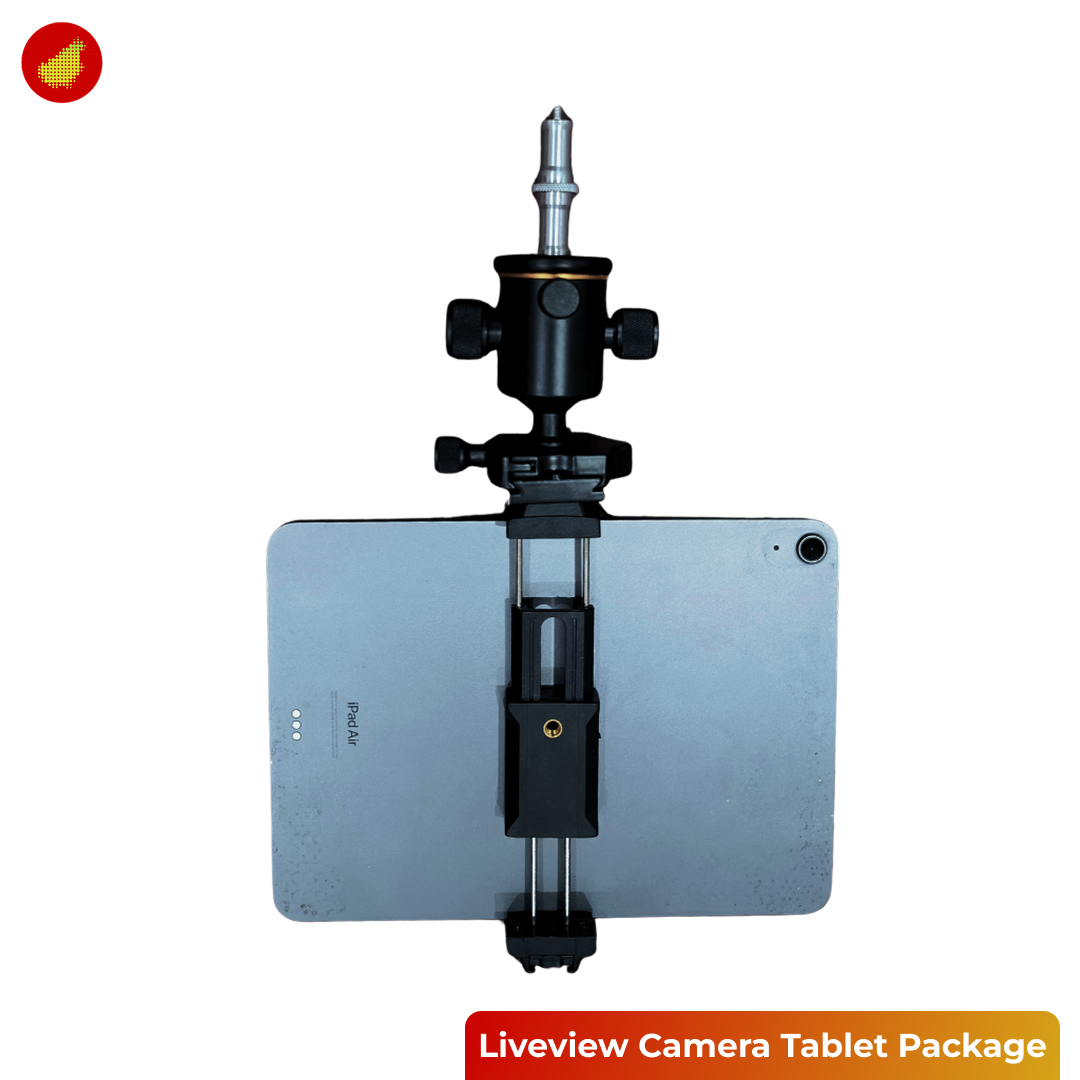 Liveview Camera Tablet Package with Holder XJ-13 + Andoer TB81X Ball Head + Spigot Adapter RV82