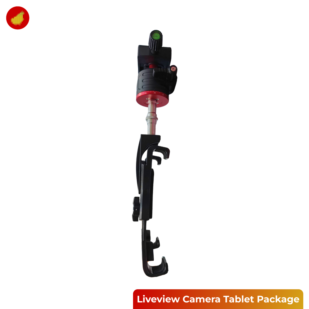 Liveview Camera Tablet Package with Holder VTM4 + Takara BH-50 Ball Head + Spigot Adapter RV82