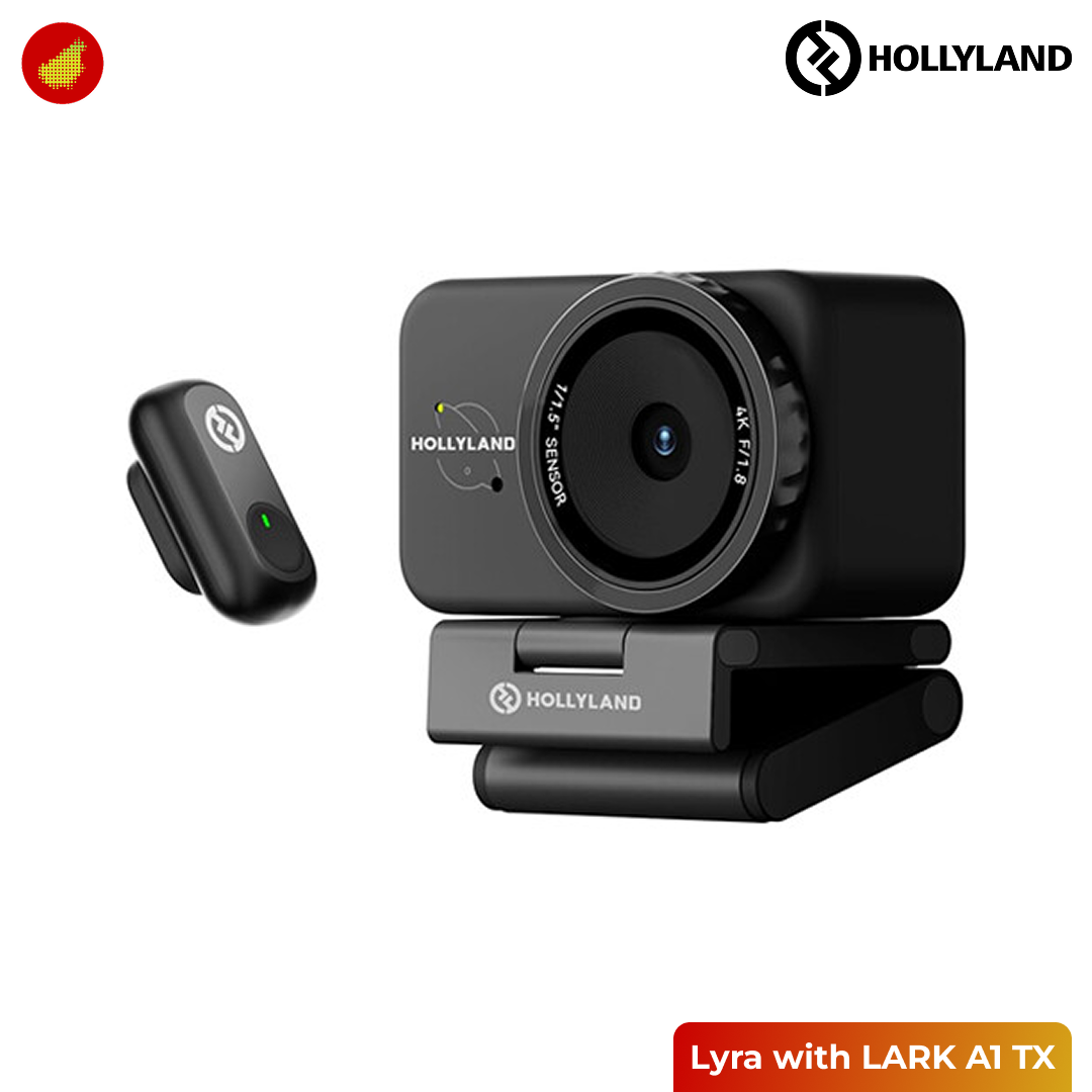 Hollyland Lyra 4K UHD Webcam Streaming Combo with LARK A1 TX Wireless Microphone
