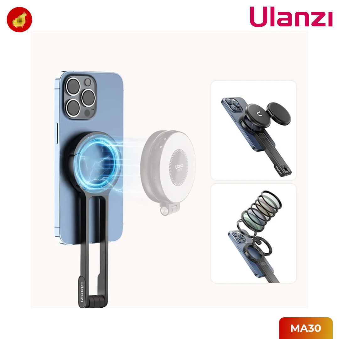 Ulanzi MA30 Carabiner-Mounted Phone Tripod
