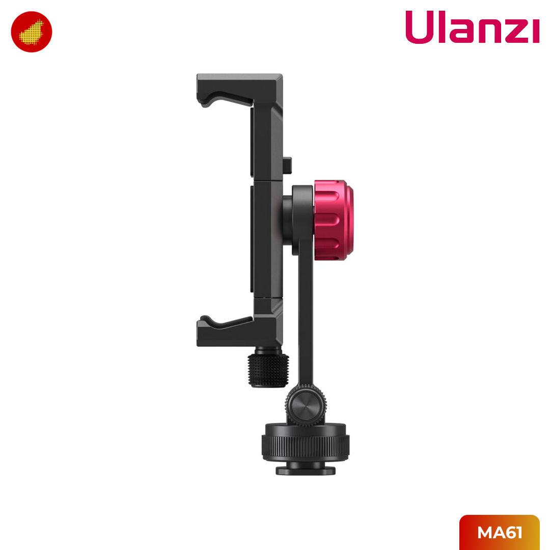 Ulanzi MA61 QuickClip Phone Clamp with Cold Shoe Mount