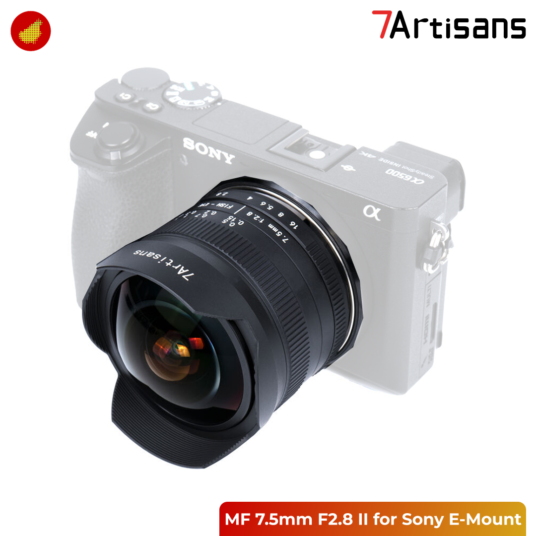 7Artisans MF 7.5mm F2.8 II for Sony