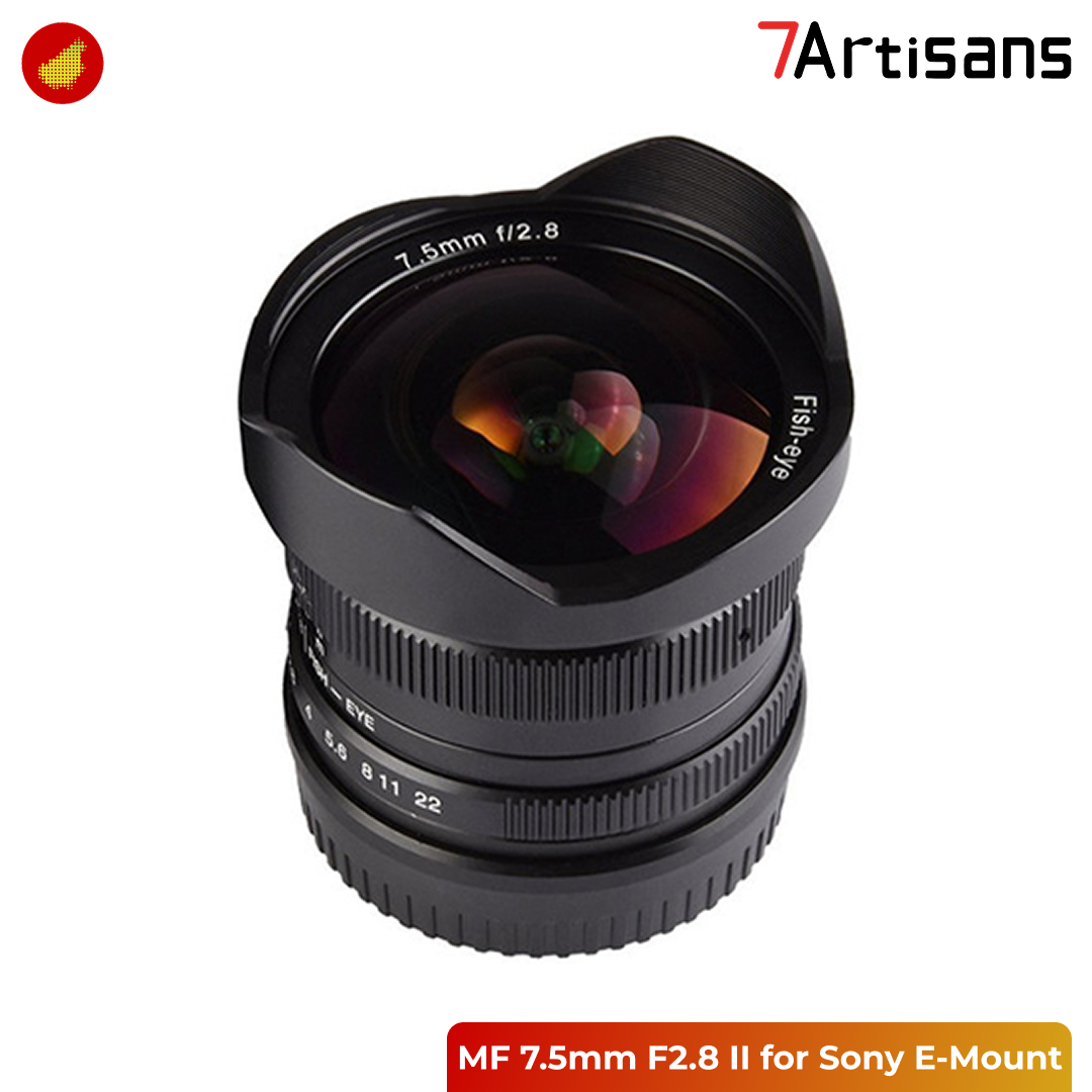 7Artisans MF 7.5mm F2.8 II for Sony