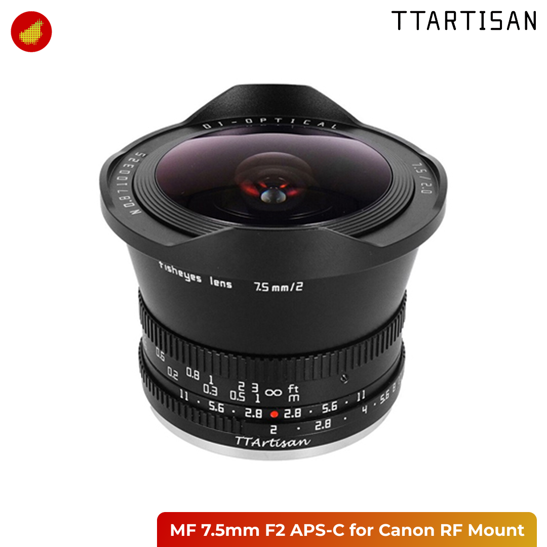 TTArtisan MF 7.5mm F2 for Sony / Canon