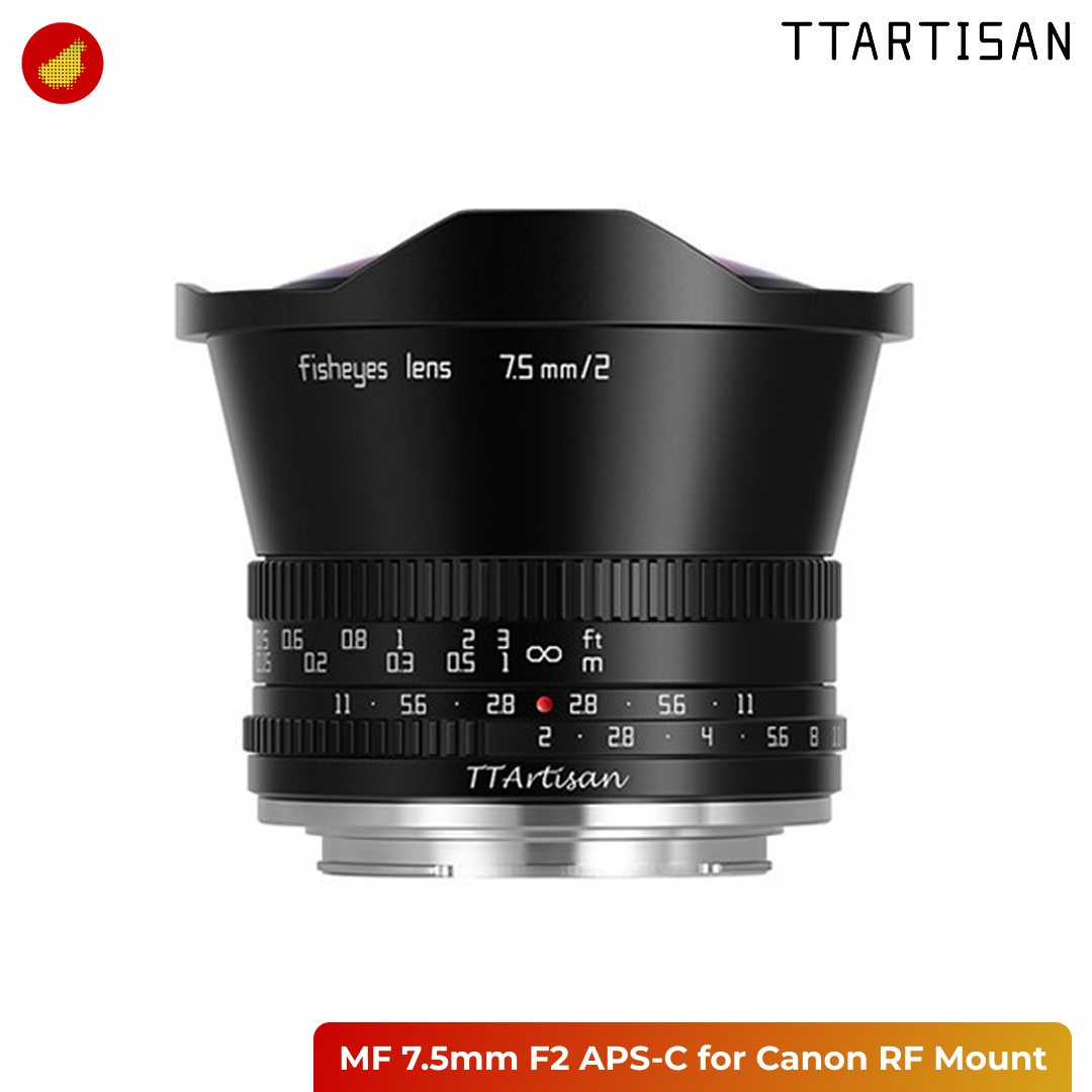 TTArtisan MF 7.5mm F2 for Sony / Canon