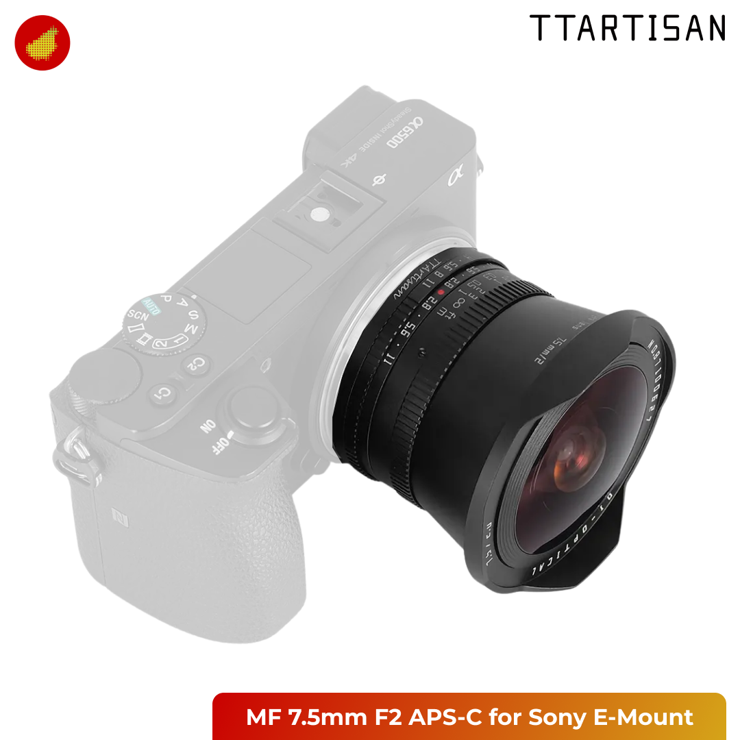 TTArtisan MF 7.5mm F2 for Sony / Canon