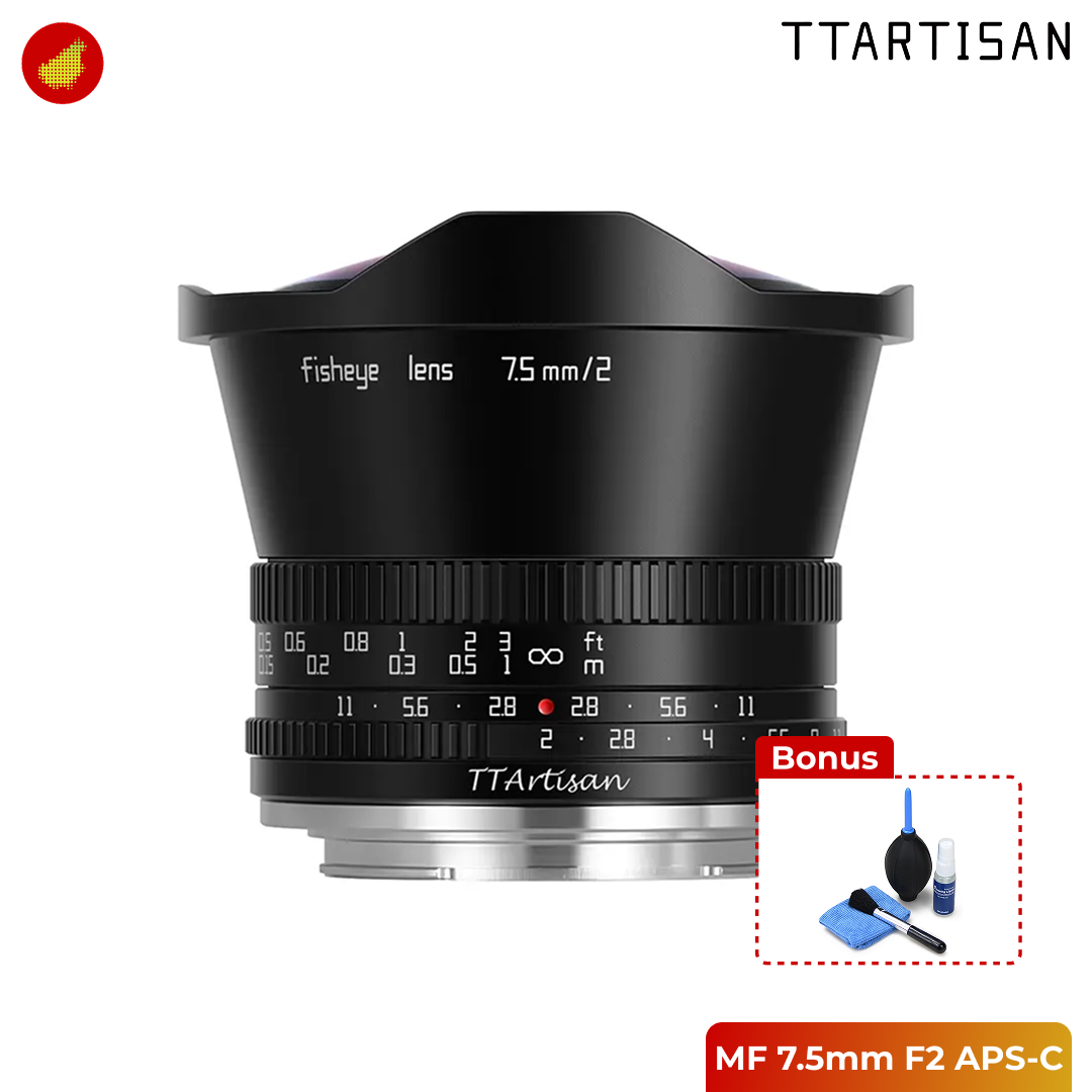 TTArtisan MF 7.5mm F2 for Sony / Canon