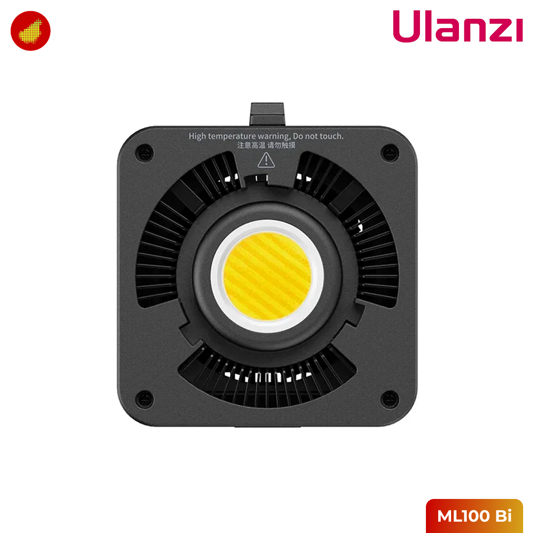 Ulanzi ML100 Bi Color/RGB COB Video Light with Built-In Battery 100W