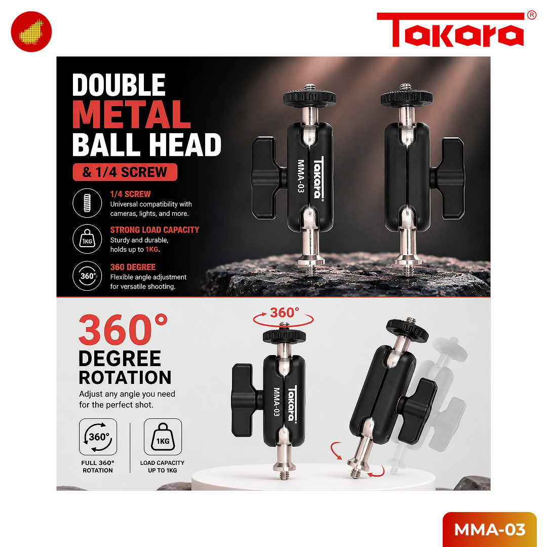 Takara MMA-03 Mini Magic Arm with Double Ball Head