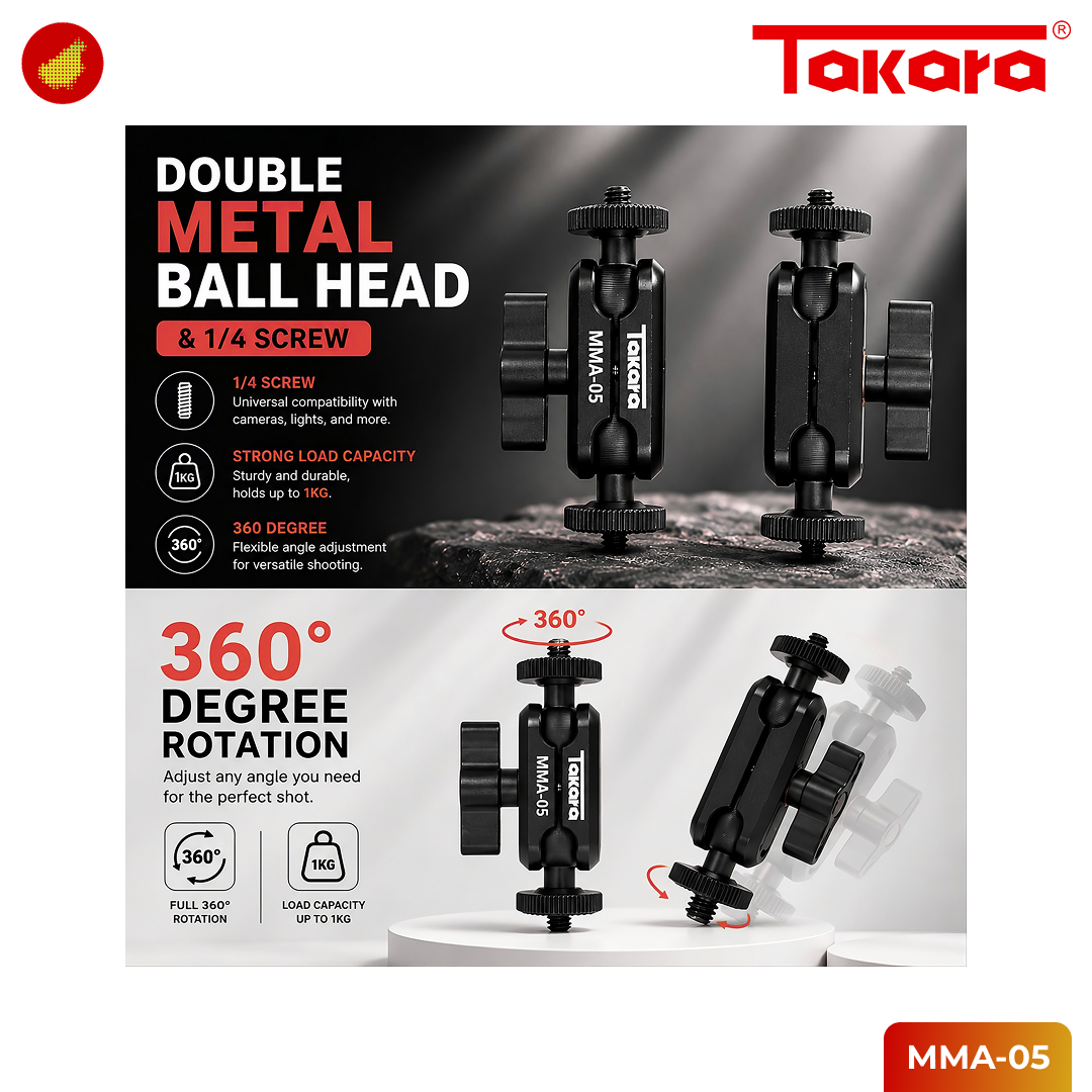 Takara MMA-05 Mini Magic Arm with Double Ball Head