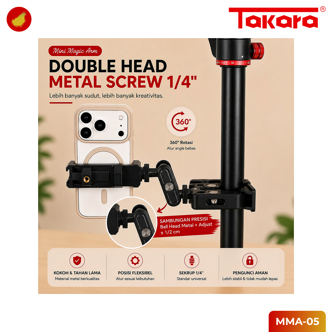 Takara MMA-05 Mini Magic Arm with Double Ball Head
